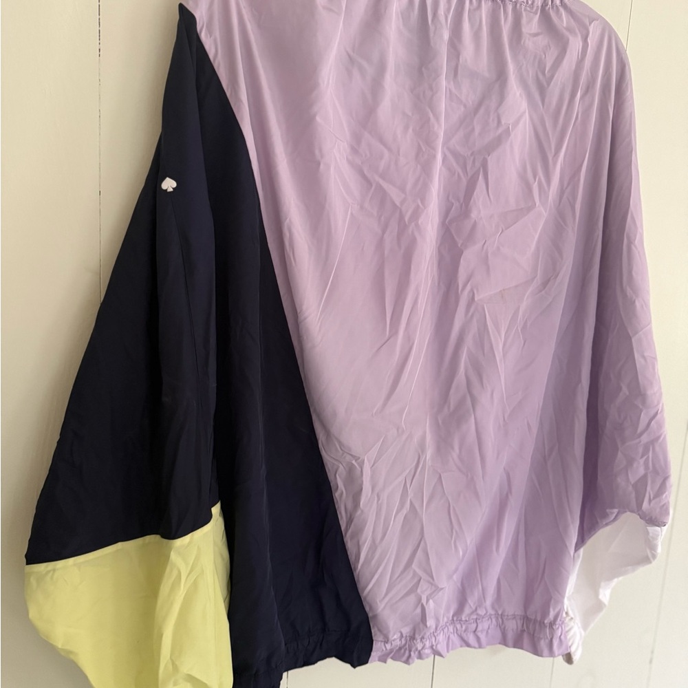 Kate Spade “Ruffle Trim Colorblock Windbreaker Spring 22 Line - Picture 2 of 6